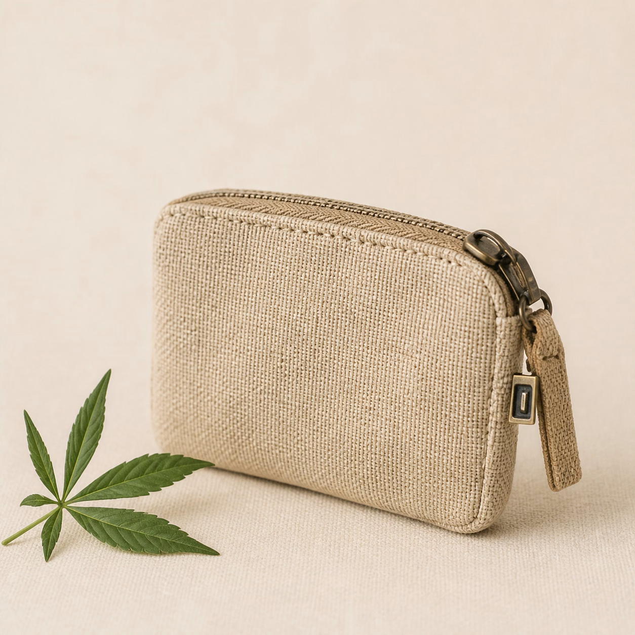 Wallets & purses in natural hemp