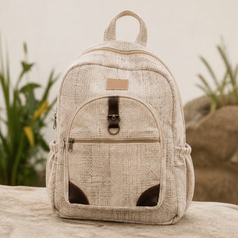 Natural hemp daypack